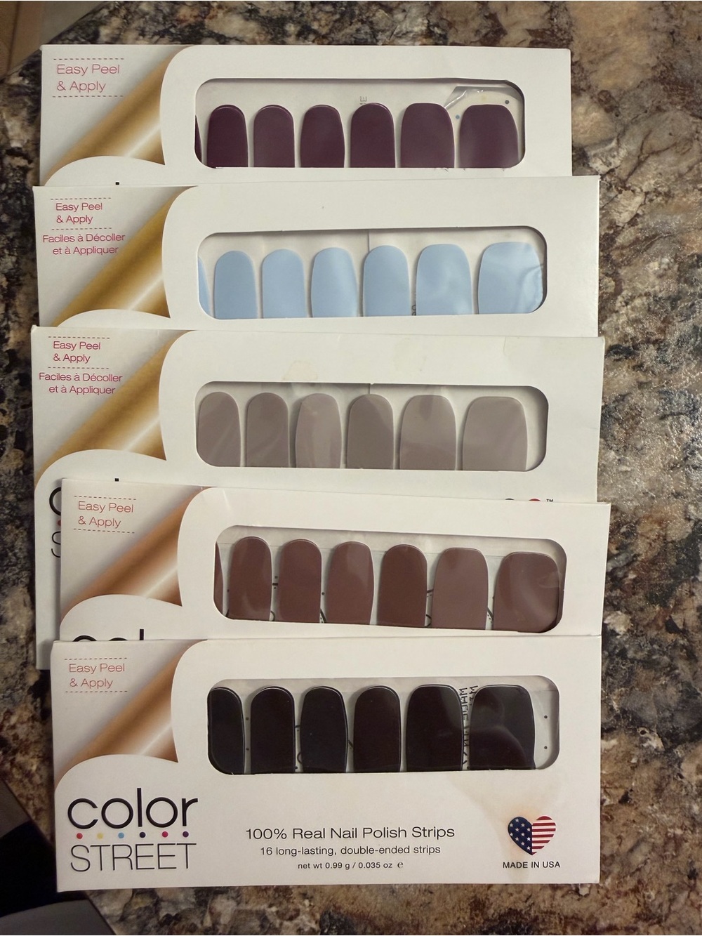 Color Street Solid Color Nail Polish Strips